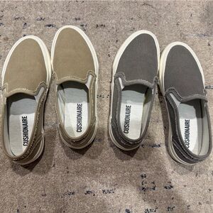 Cushionaire Women's Slip-On Sneakers (2pair)